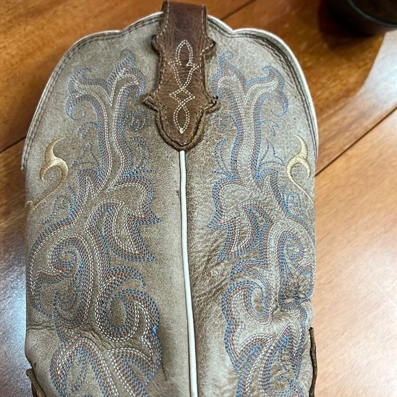 Justin Cowboy Boots Size 8 - Picture 5 of 7